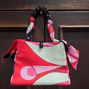 Stylish Red and Pink Women's Bag